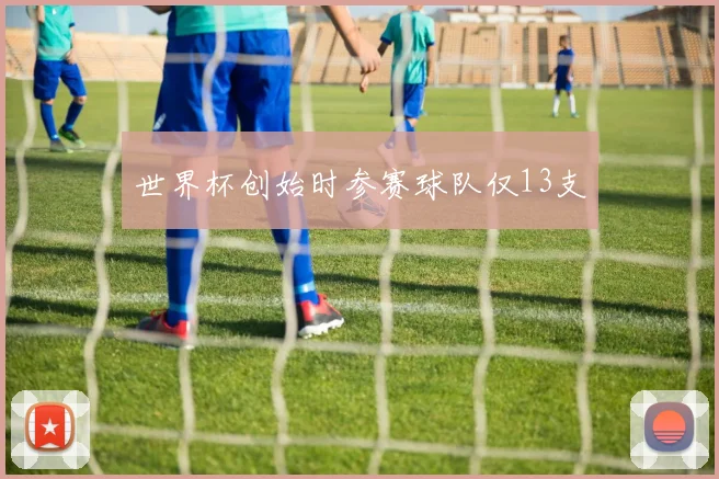 世界杯创始时参赛球队仅13支
